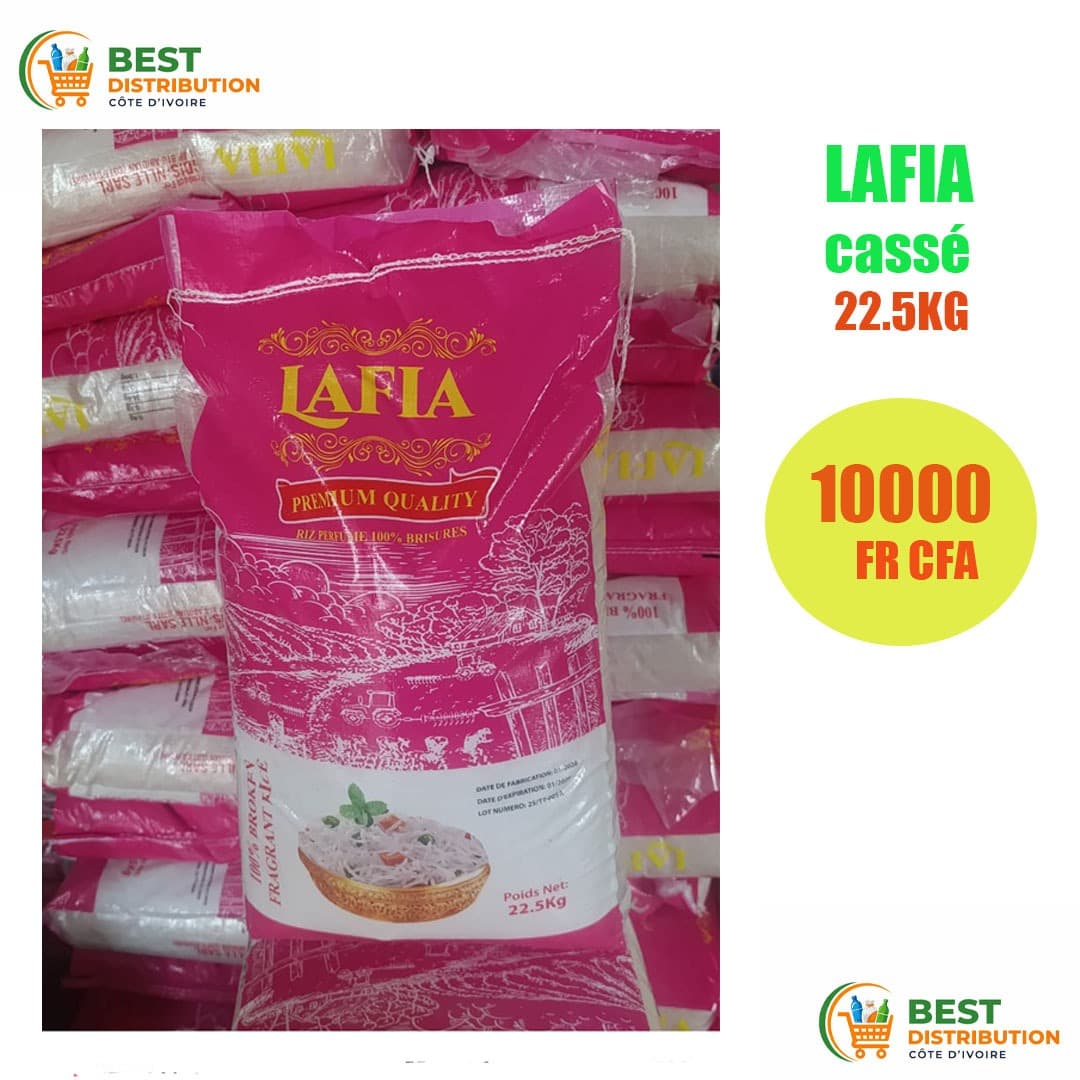 Riz Lafia cassé 22,5 kg